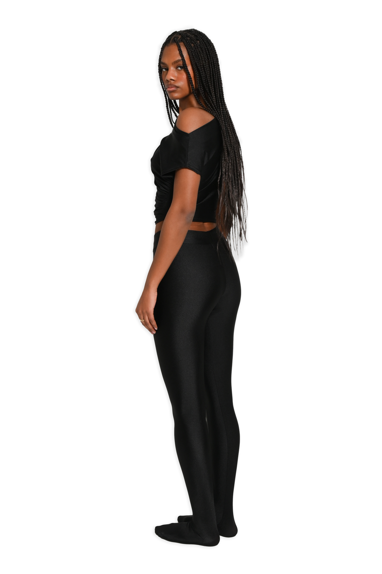 FAYE TOP + ROSE LEGGINGS SET (ONYX)